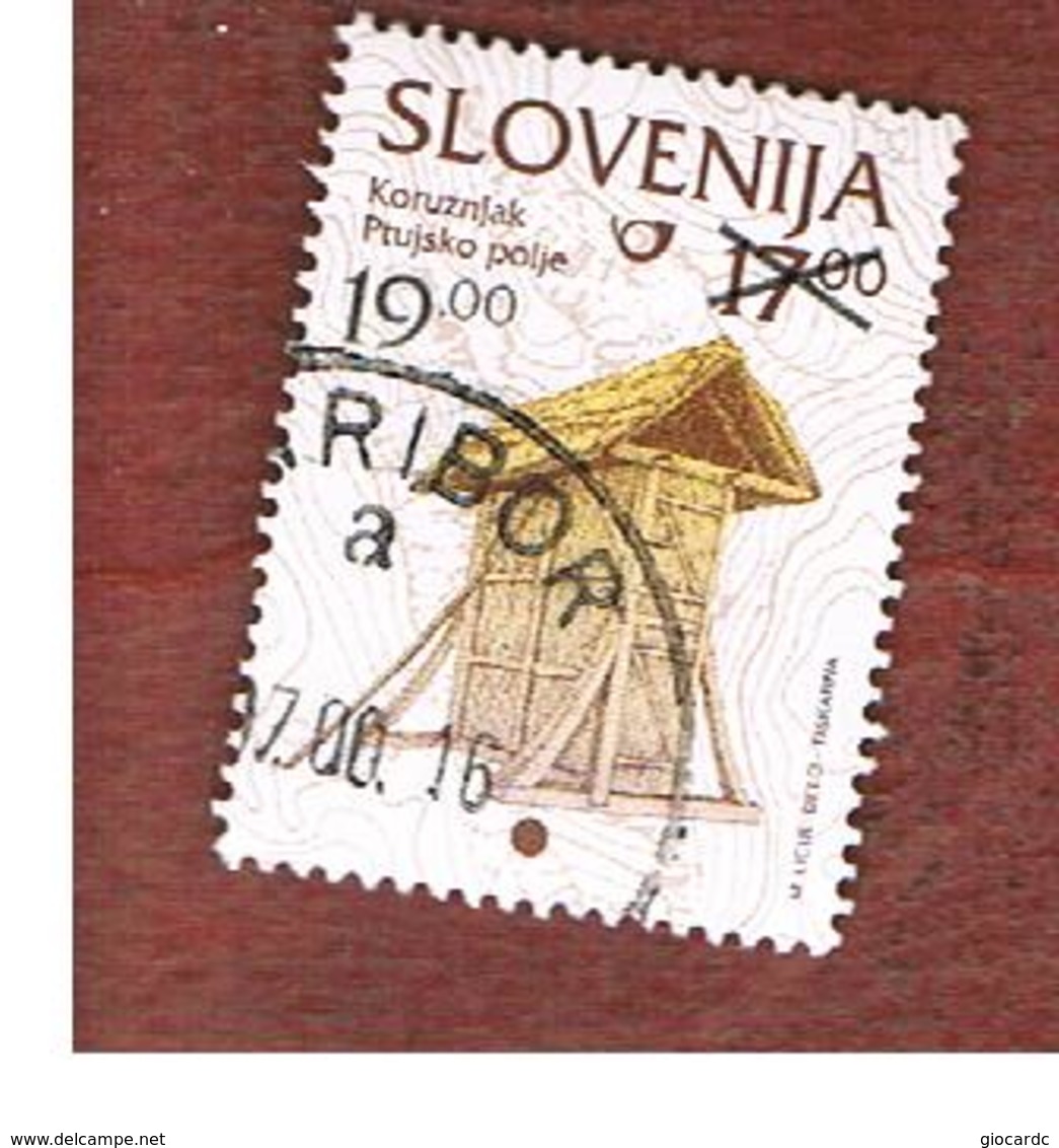 SLOVENIA  -   SG 454  -  2000  SLOVENIE CULTURE (OVERPRINTED 19,00)    -   USED - Slovenia