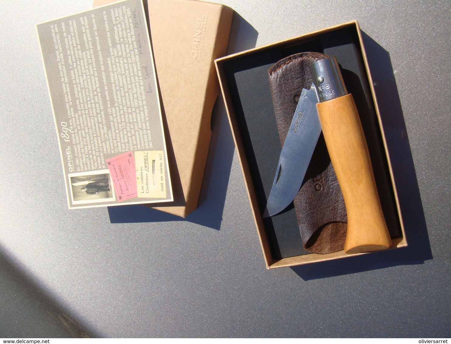 Opinel  No8  Neuf  Coffret  Réplique Du Couteaux Joseph Opinel 1890 - Art Populaire