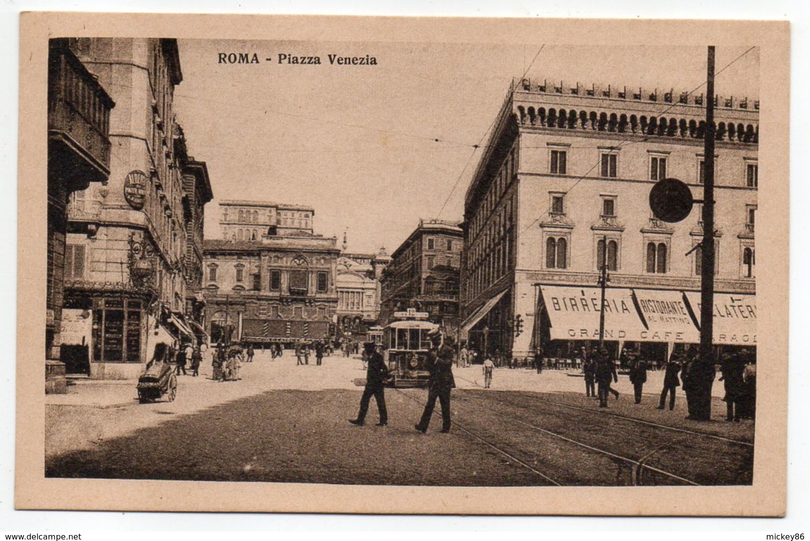 Italie--ROME -- Piazza Venezia (très Animée,tramway,commerces )    ............  à Saisir - Places & Squares
