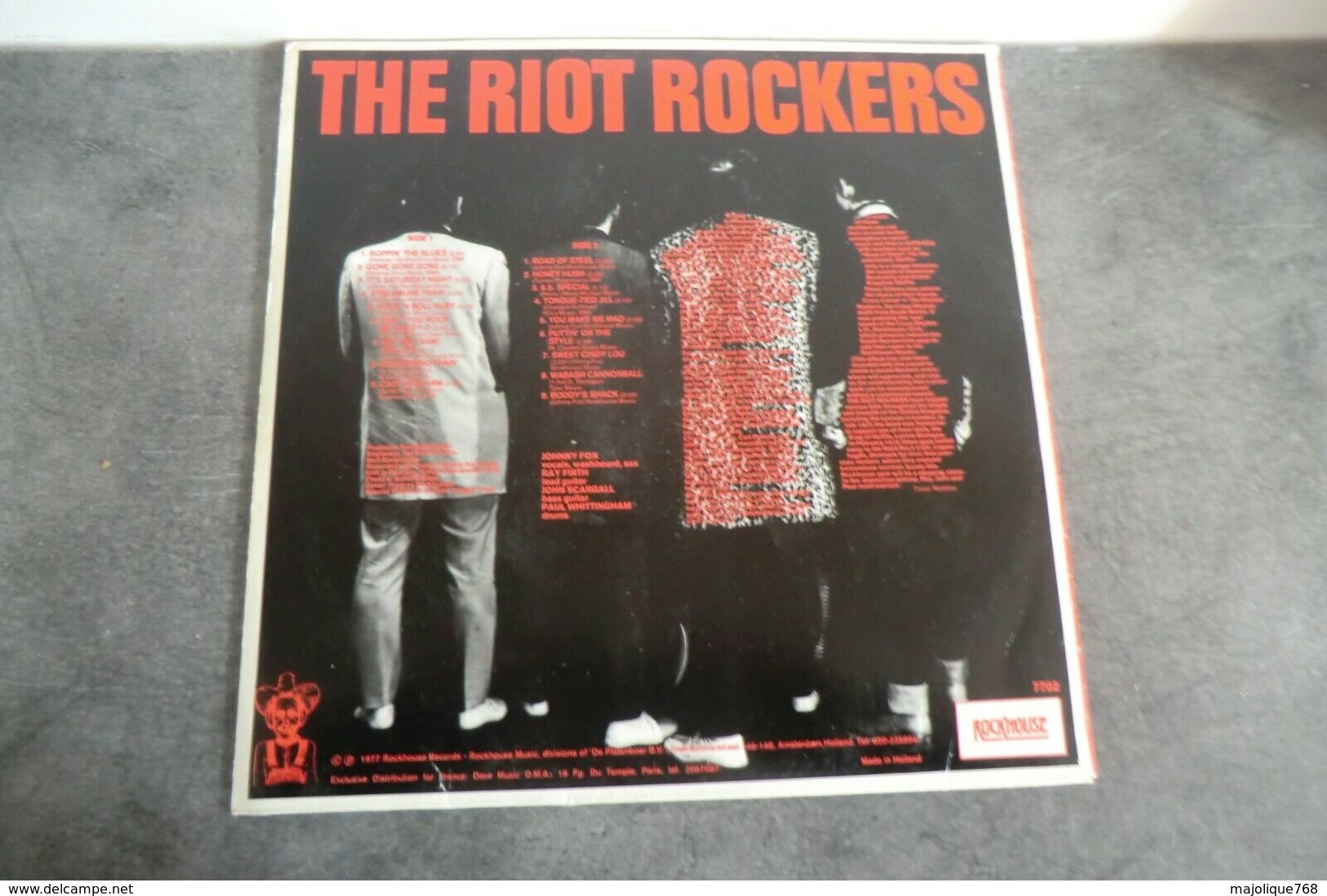 Disque - The Riot Rockers - Rockhouse 7702 - 1977 - Rock