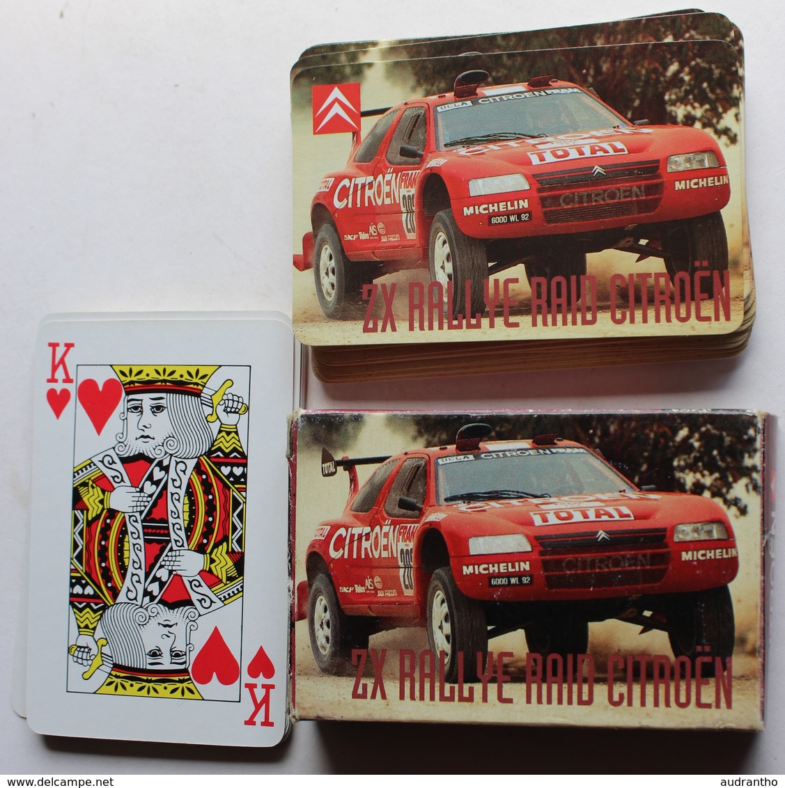 Ancien Jeu De 54 Cartes ZX RALLYE RAID CITROEN Automobile - Other & Unclassified