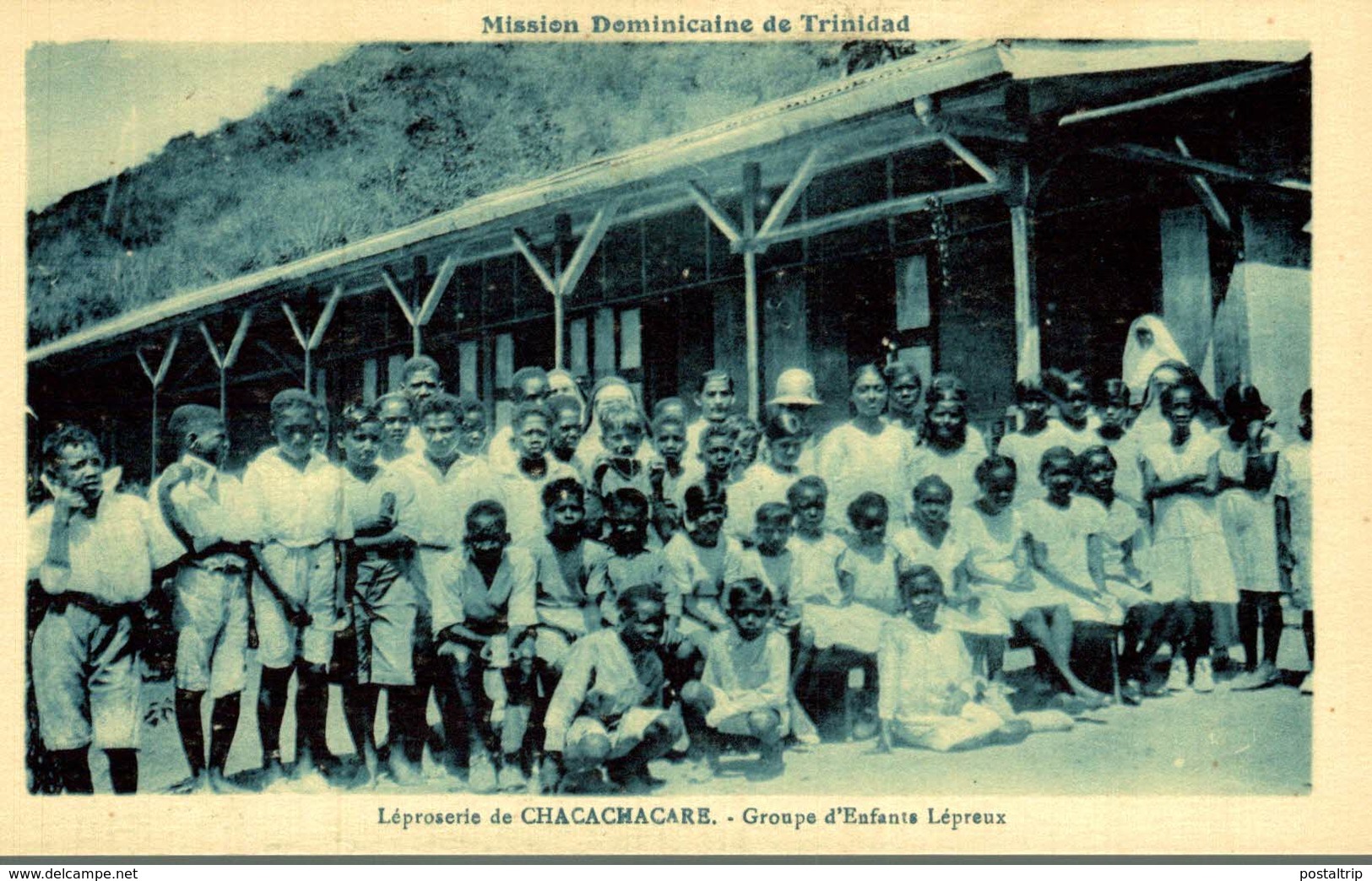 Misson Dominicaine De TRINIDAD - Léproserie De Chacachacare  GROUPE D'ENFANTS LEPREUX - Trinidad