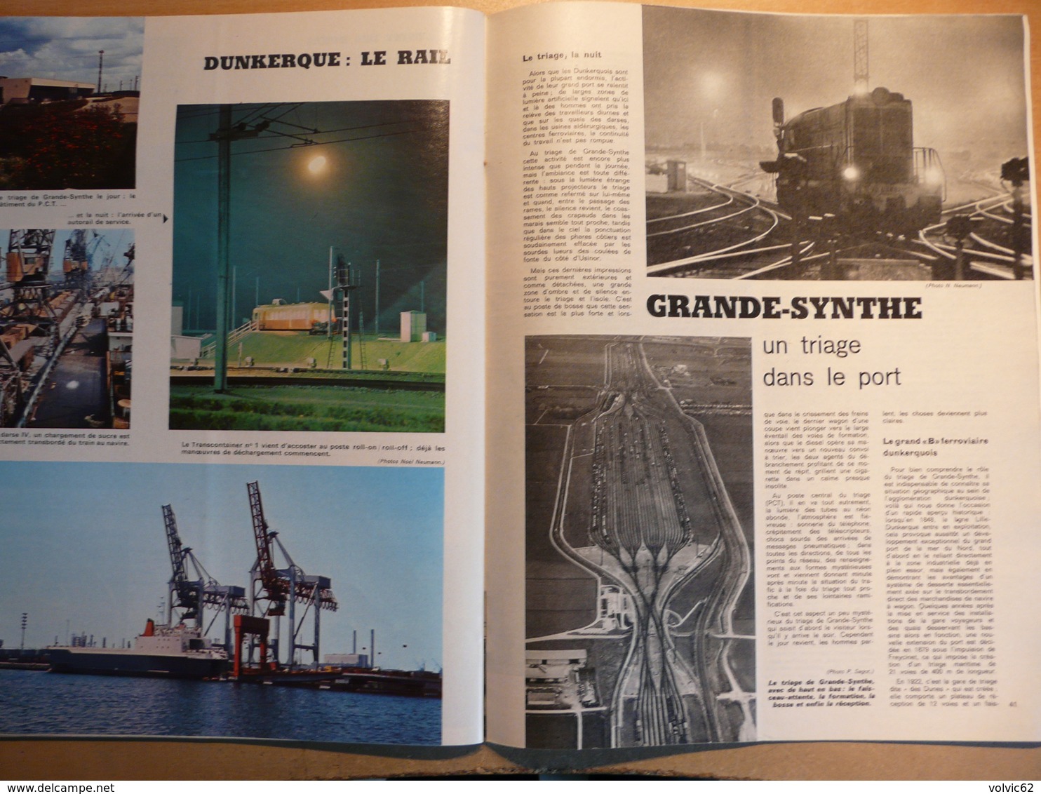 Vie du Rail 1315 1971 Dunkerque port industriel usine des dunes leffrinckoucke  grande synthe usinor ziegler givors