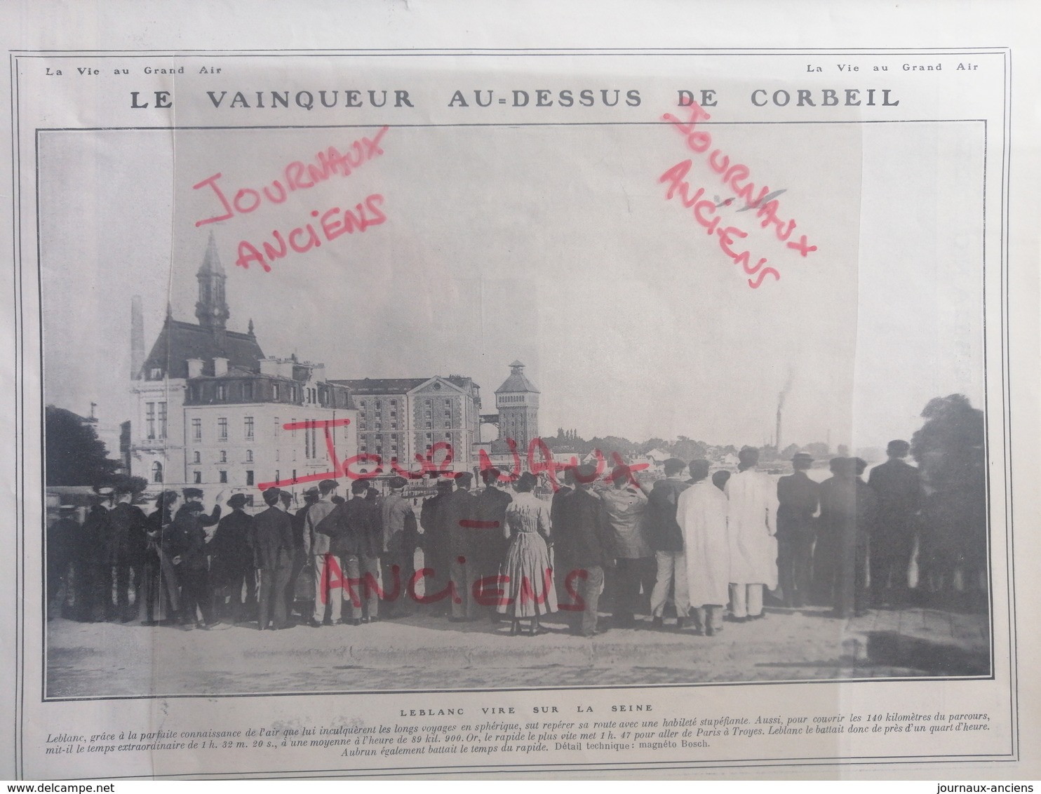 1910 AVIATION - LE CIRCUIT DE L'EST - LEBLANC - CORBEIL - LEGAGNEUX - NOGENT SUR SEINE - AUBRUN