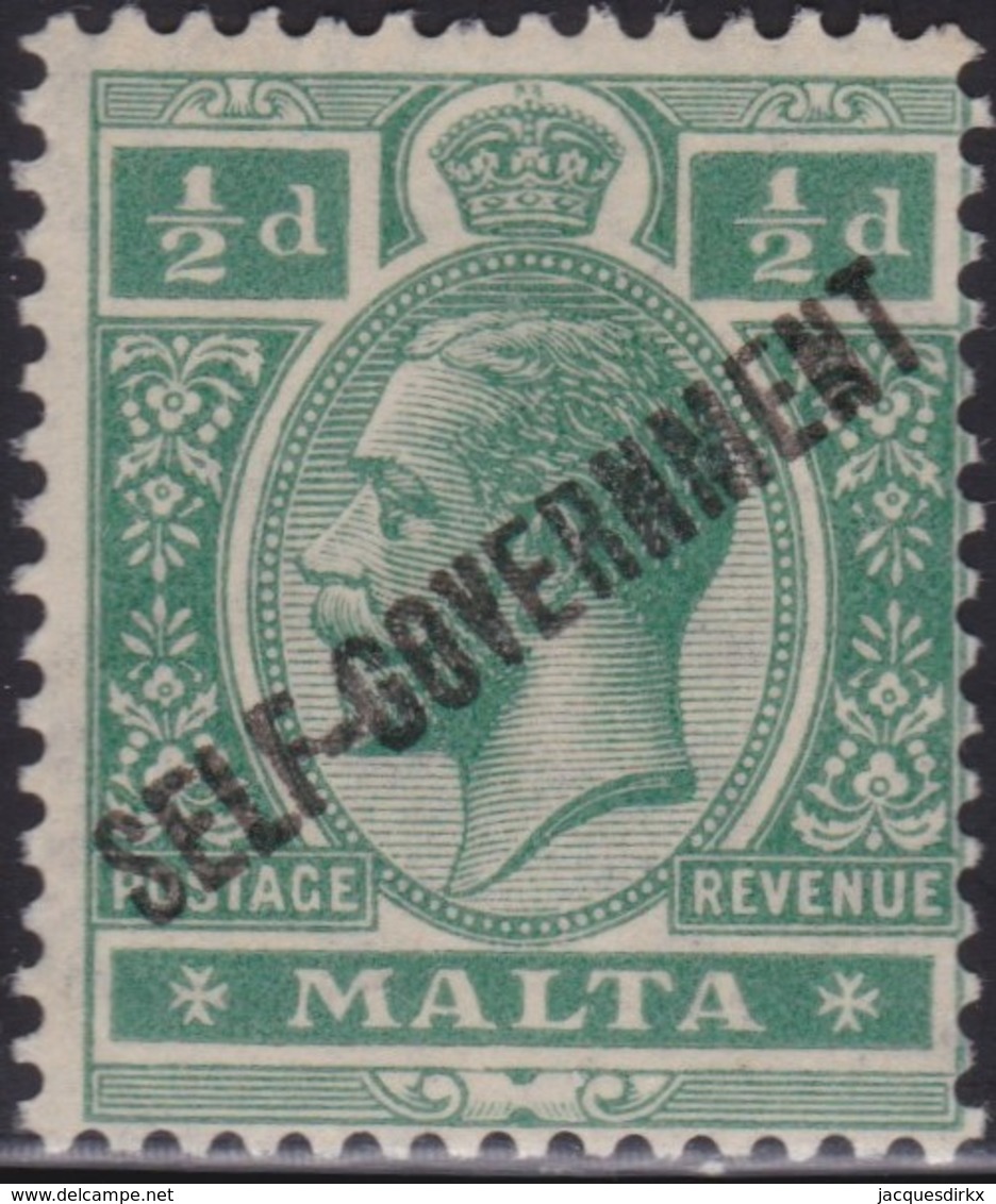 Malta  .   SG     .   115           .     *      .       Mint-hinged        .   /    .  Ongebruikt - Malta (...-1964)