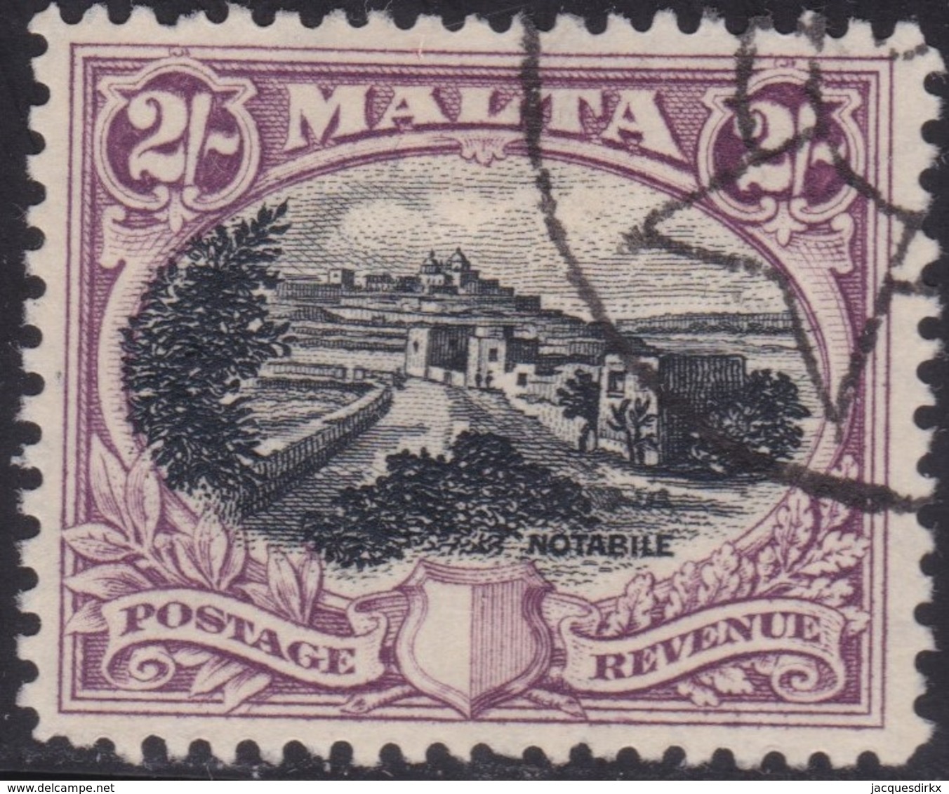 Malta  .   SG     .   205    .     O      .      Cancelled     .   /    .gebruikt - Malta (...-1964)