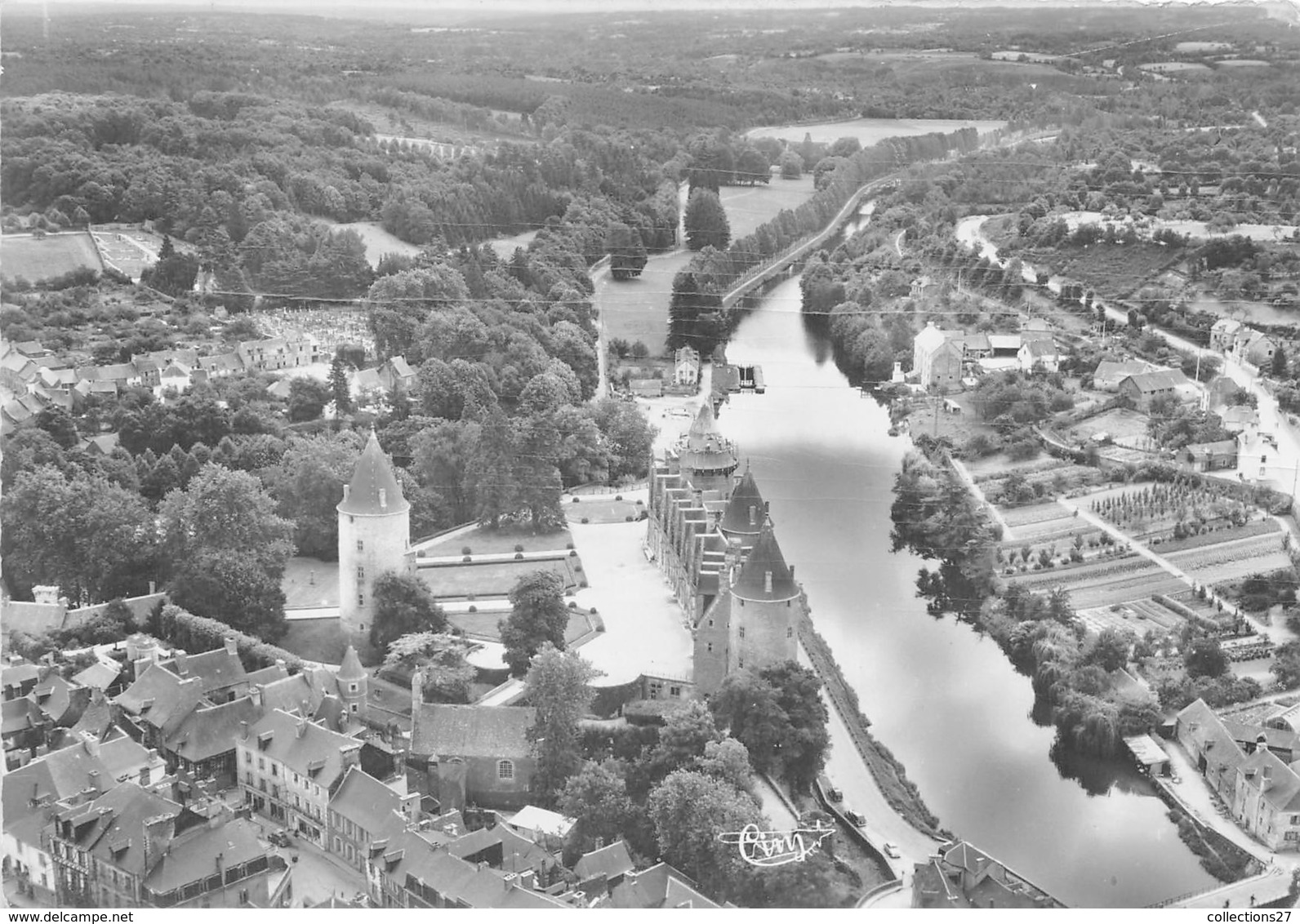 56-JOSSELIN- VUE AERIENNE - Josselin