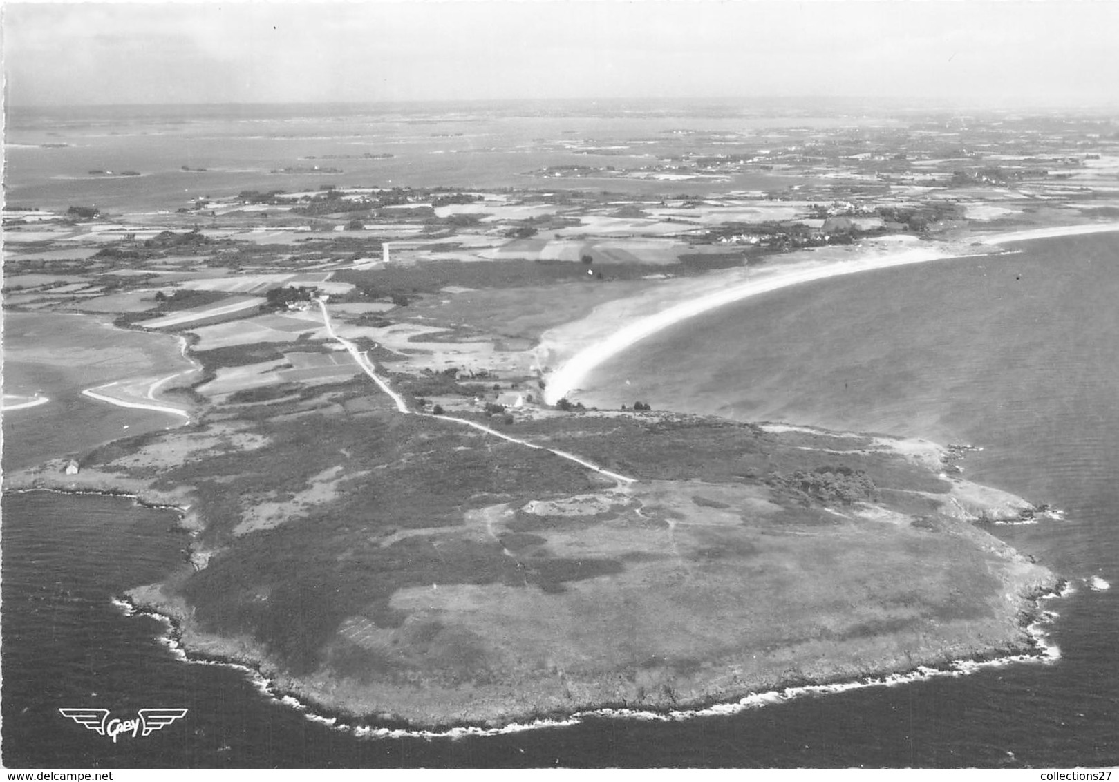 56-ARZON- POINTE DE LEEN-VIHAN ET PLAGE DU FOGEO VUE DU CIEL - Arzon