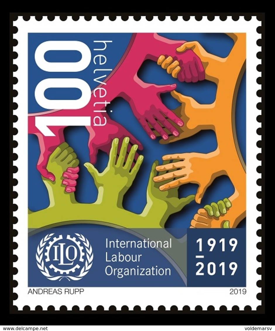 Switzerland (BIT) 2019 Mih. 111 Centenary Of International Labour Organization MNH ** - Oficial