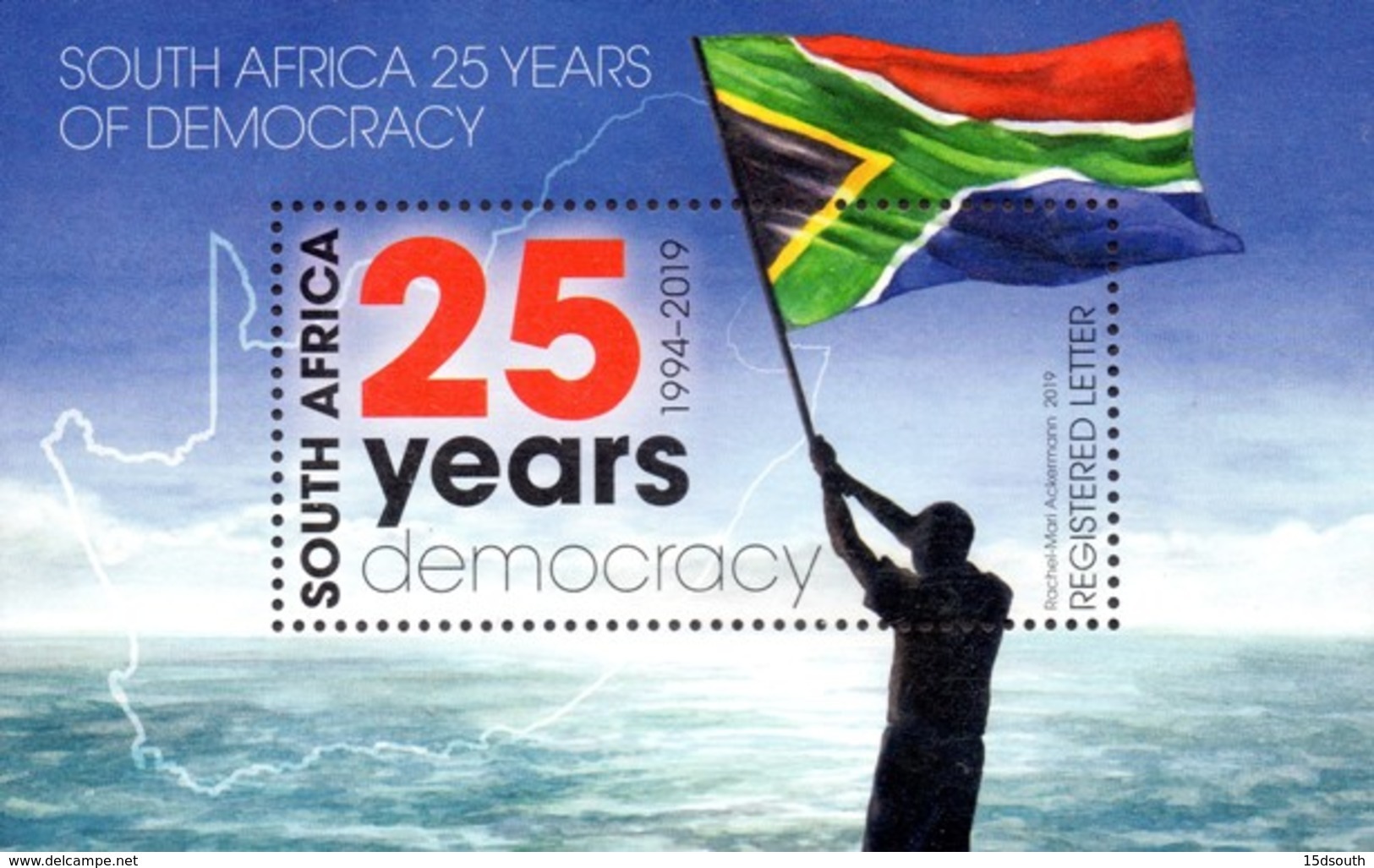 South Africa - 2019 25 Years Democracy MS (**) - Francobolli