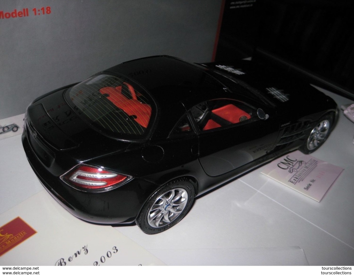 CMC Mercedes-Benz SLR McLaren 1:18 M-045f BLACK/NOIR 2003 Neuf Parfait Et Rare ! - CMC