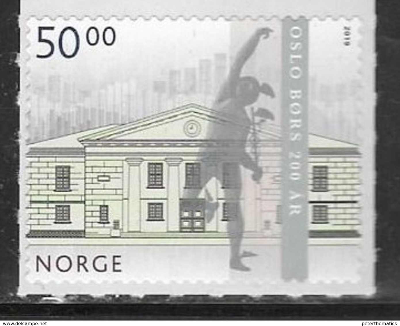 NORWAY, 2019, MNH, ARCHITECTURE, OSLO STOCK EXCHANGE,1v - Other & Unclassified
