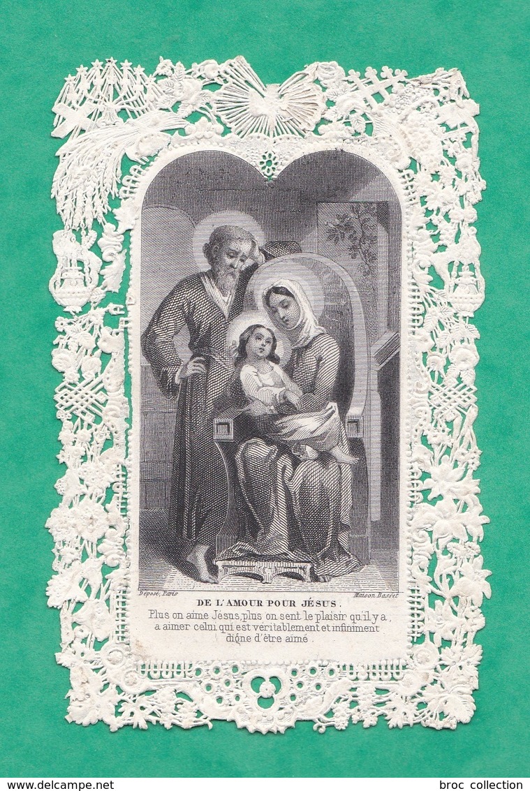 De L'amour Pour Jésus, Sainte Famille, Canivet éd. Maison Basset - Devotion Images