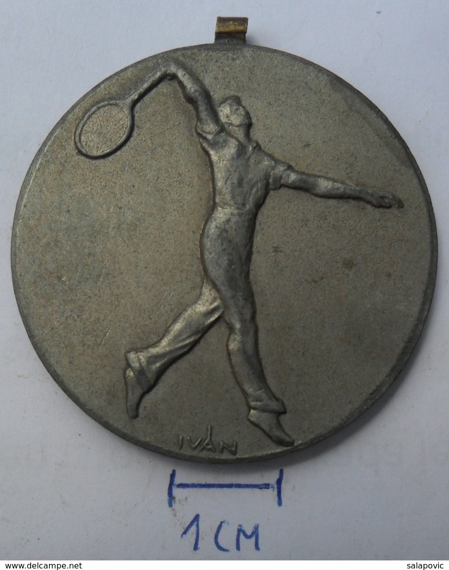 MEDAL TENNIS HUNGARY PECS 1954  KUT - Autres & Non Classés