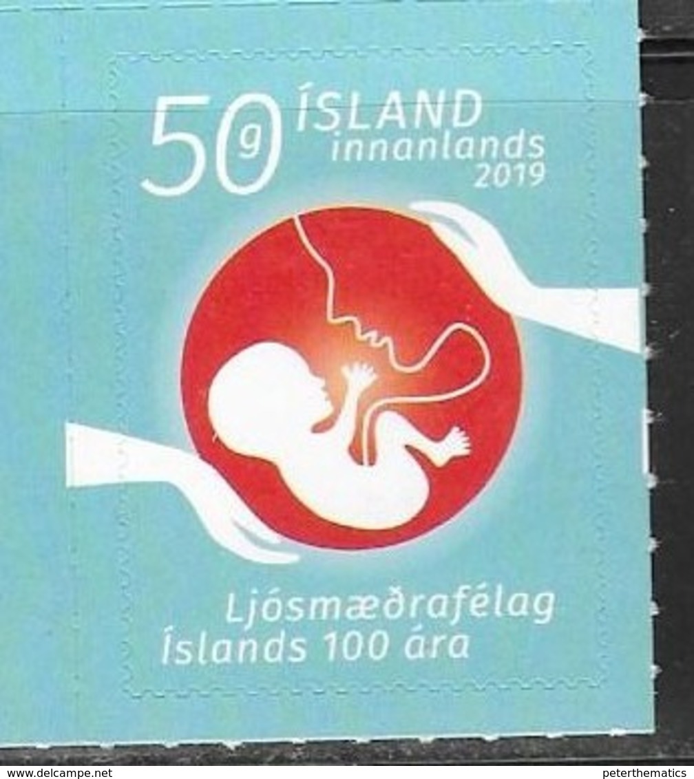 ICELAND , 2019, MNH, HEALTH, MIDWIVES, 100th ANNIVERSARY OF ICELANDIC MIDWIVES ASSOCIATION,1v - Other & Unclassified