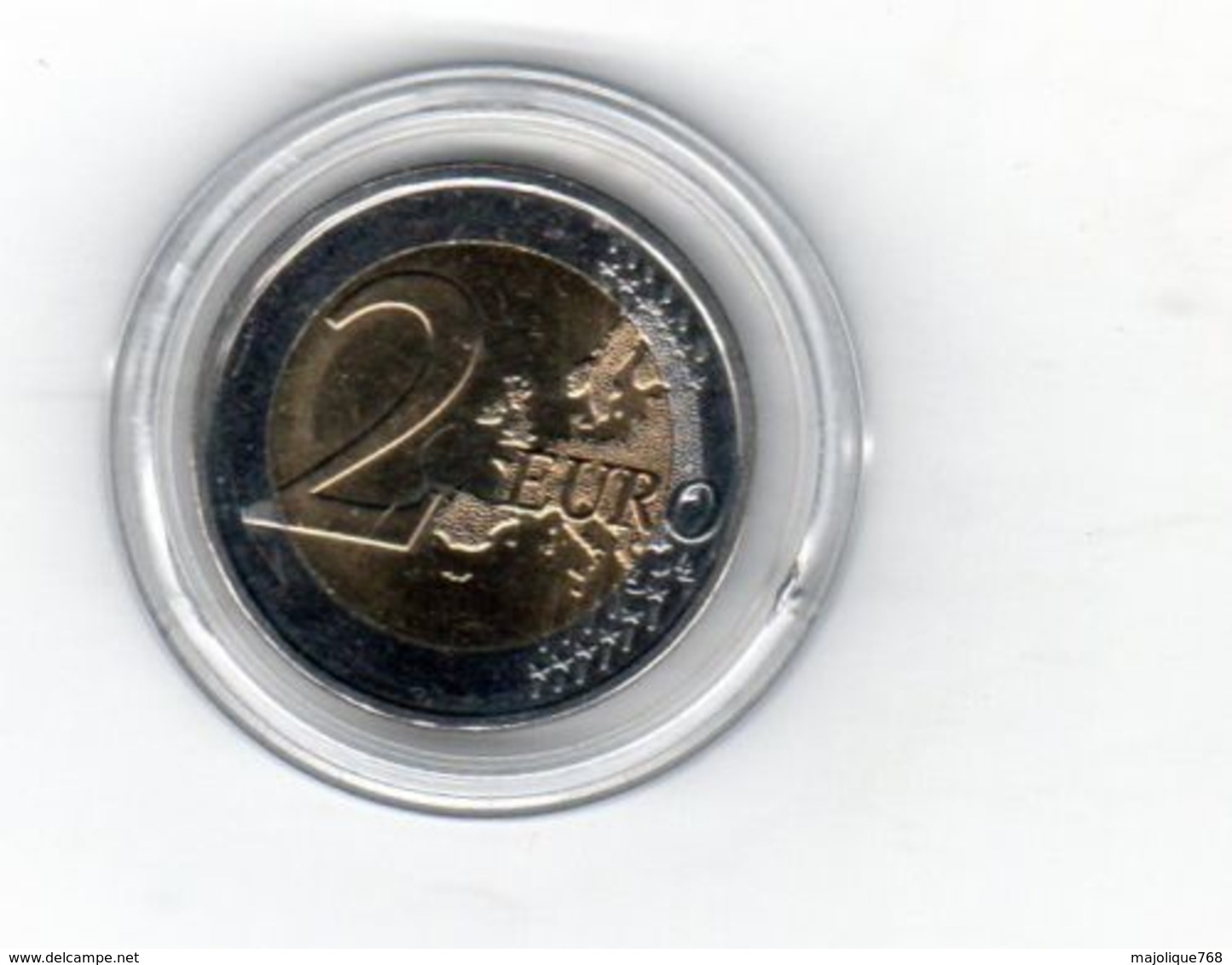 Pièce De 2 Euro De Chypre 2008 En F D C Dans Sa Capsule - - Cyprus