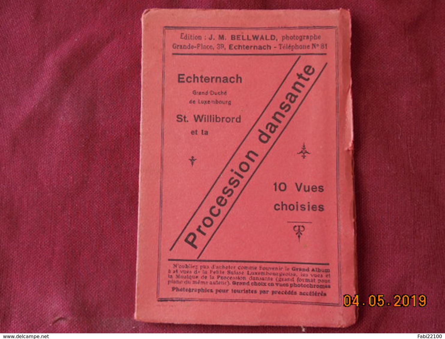 CPA - Carnet De 10 Vues - Procession Dansante - Echternach