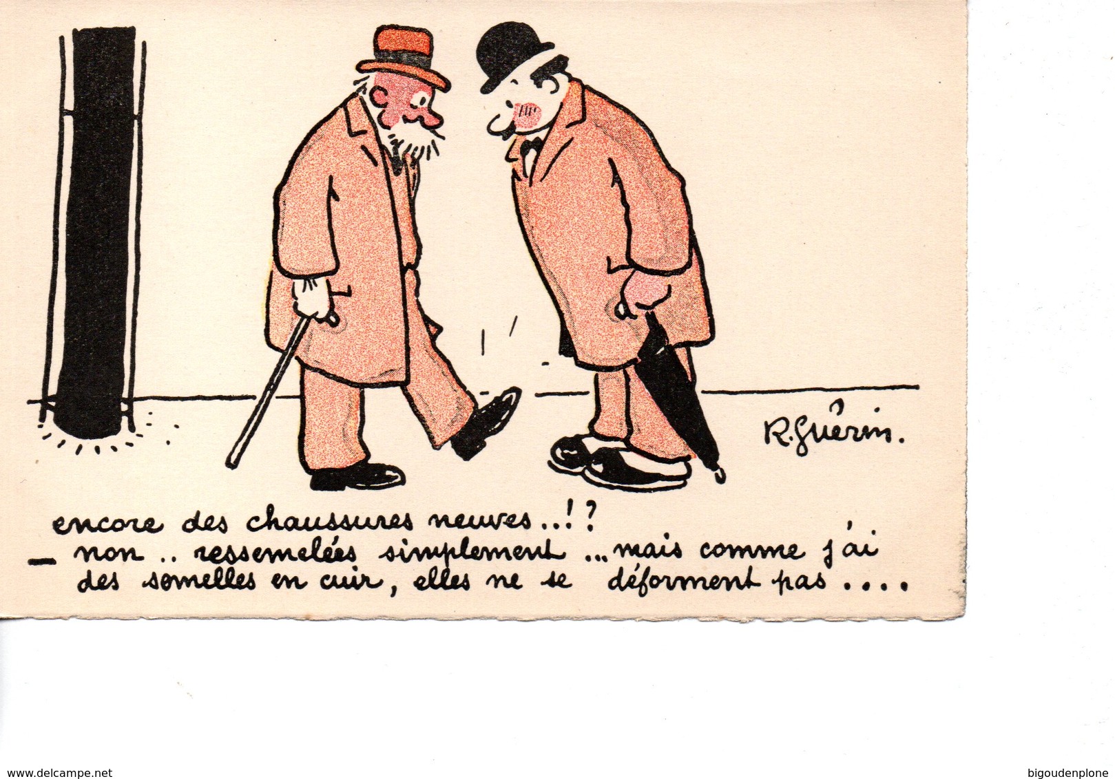 CP Humoristique Illustrée Par R.Guérin - Autres & Non Classés