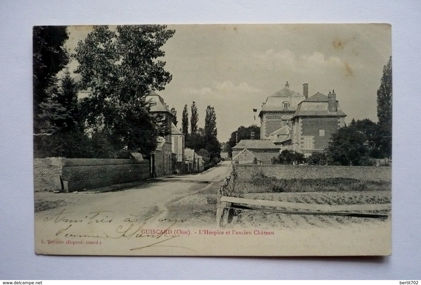 60 -  GUISCARD - L'hospice Et L'ancien Chateau - Guiscard