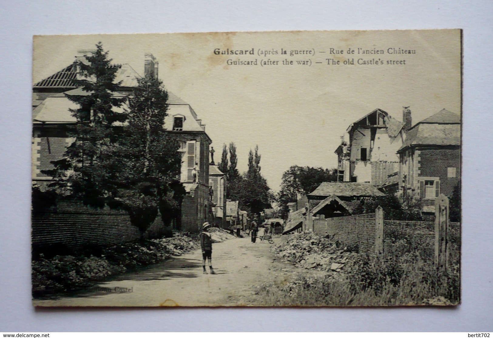 60 -  GUISCARD - Rue De L'ancien Chateau - Guiscard