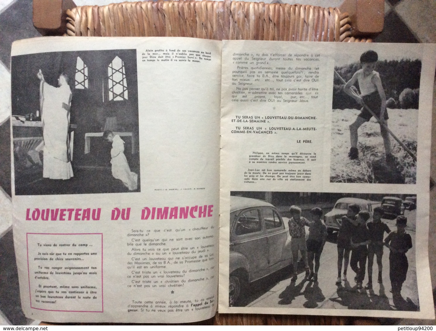 SCOUTISME SCOUT DE FRANCE  Numéro Special Vacances 1960  LOUVETEAU - Scouting