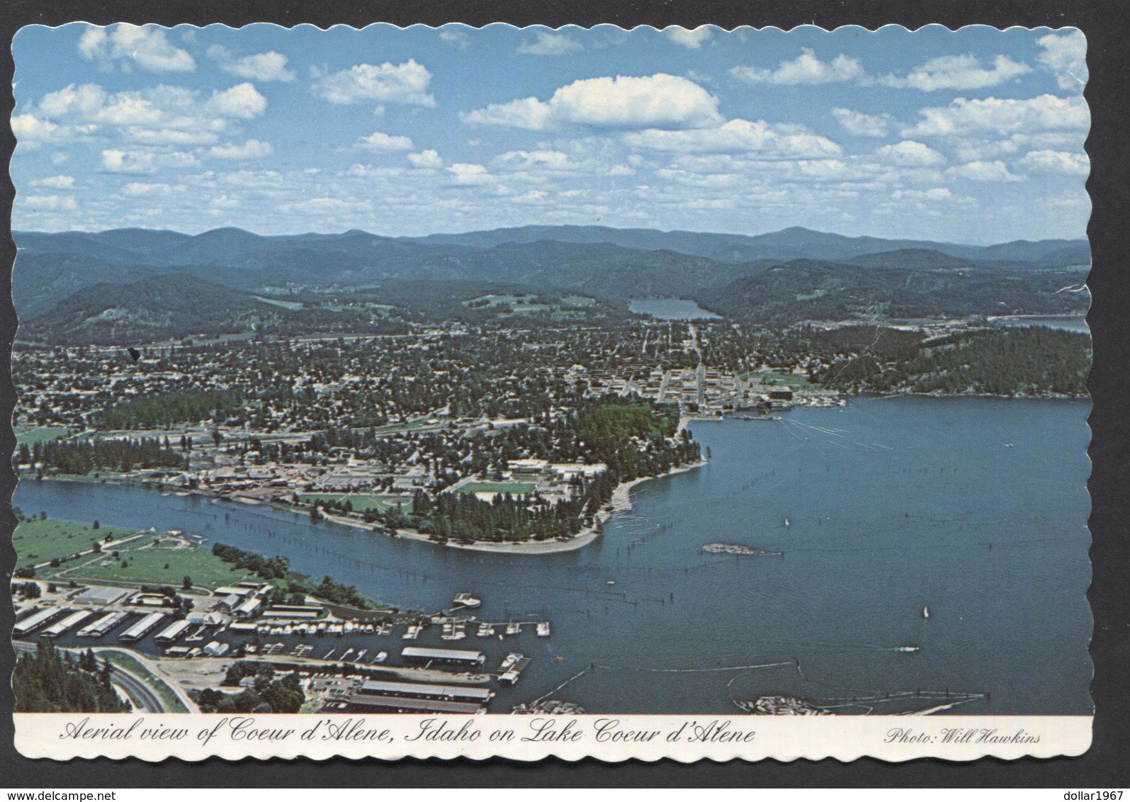 Idaho Panhandle - Coeur D'Alene - Kootenai County  - NOT Used. - See The 2 Scans For Condition.(Originalscan ) - Coeur D'Alene