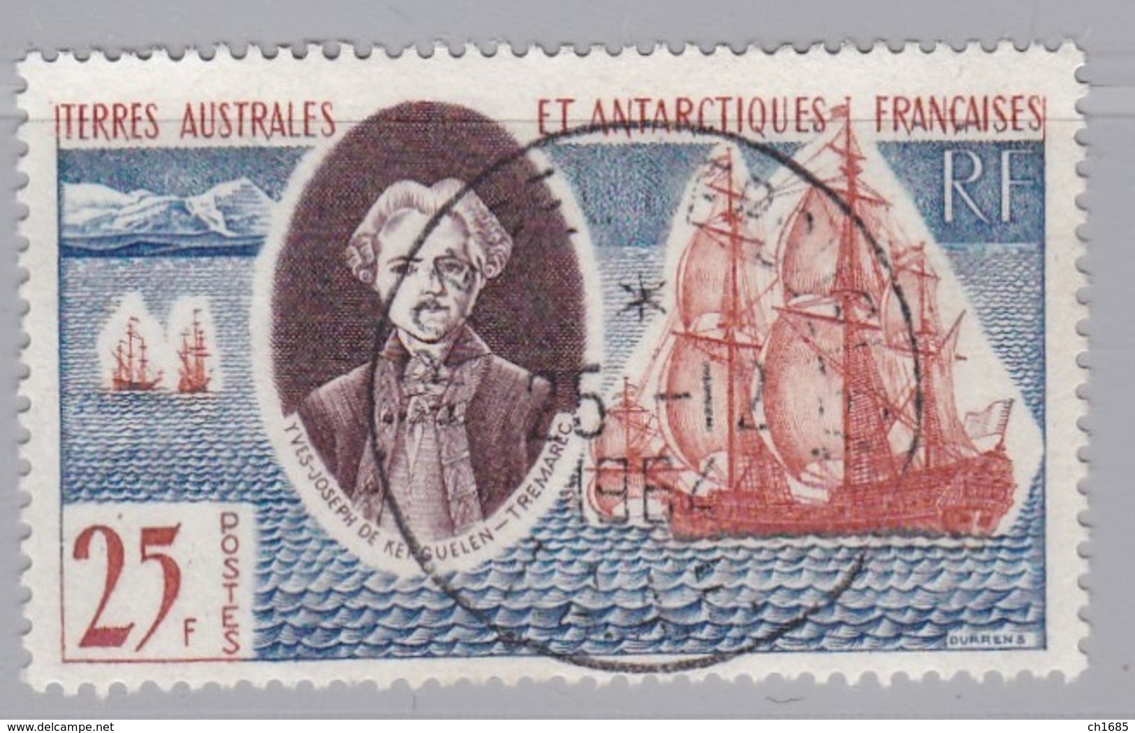 TAAF :  No 18 Oblitération Archipel Kerguelen  Beau Cachet Rond  . Cote 30 € - Gebraucht