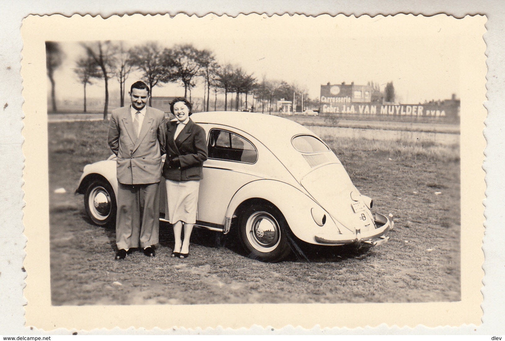 VW Kever - Te Situeren - VW Coccinelle - à Situer - Foto Formaat 6 X 9 Cm - Automobiles