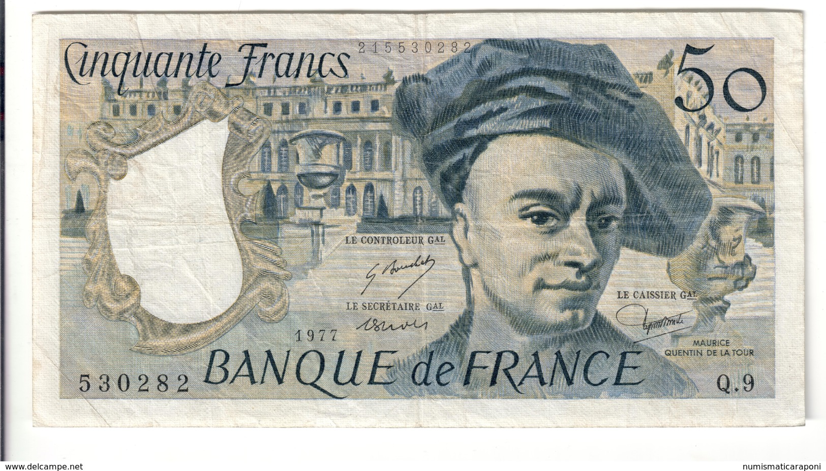 France 50 Francs QUENTIN DE LA TOUR 1977 Lotto.1111 - 50 F 1976-1992 ''Quentin De La Tour''