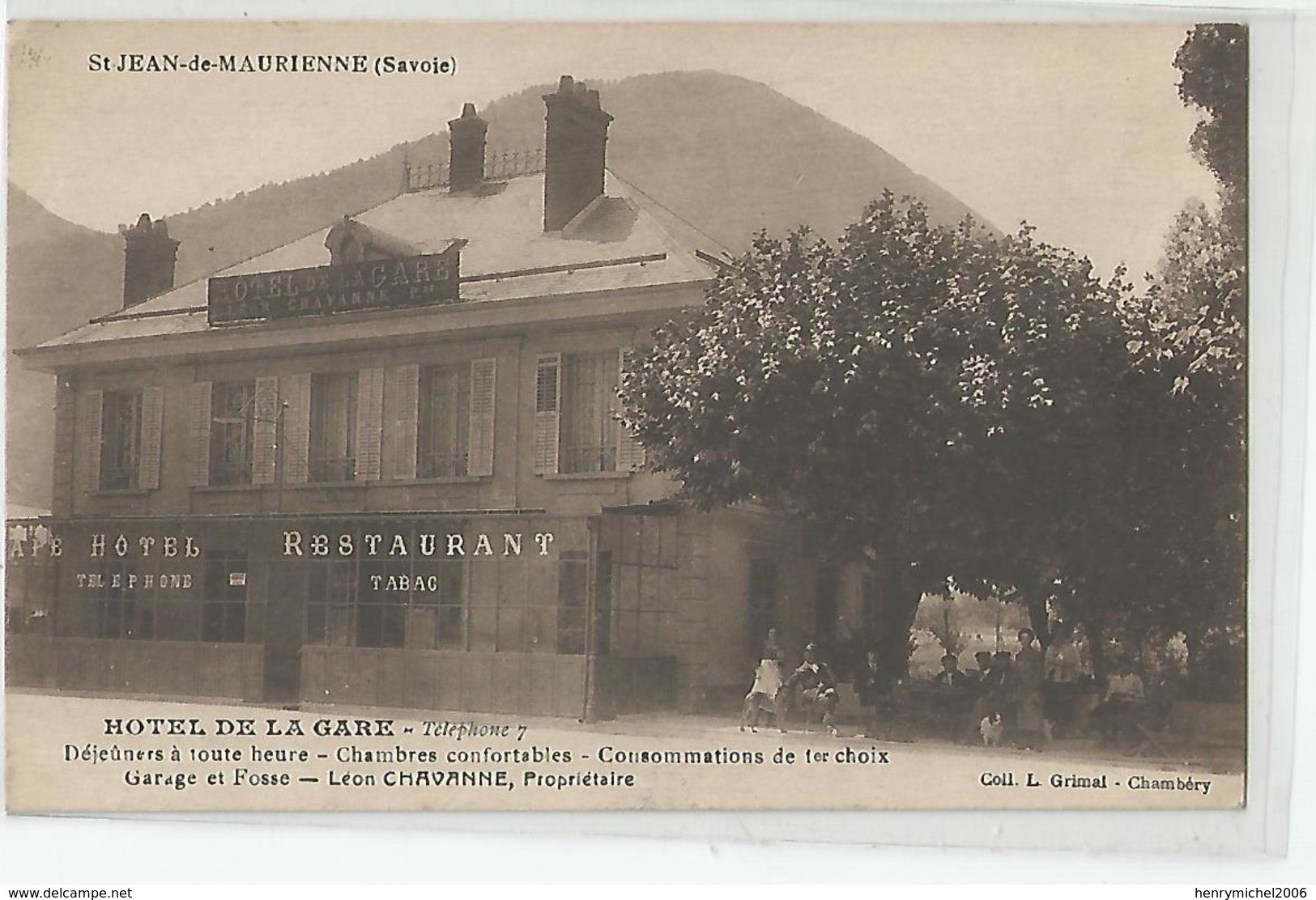 73 Savoie - St Jean De Maurienne Hotel Restaurant  De La Gare , Grimal - Saint Jean De Maurienne