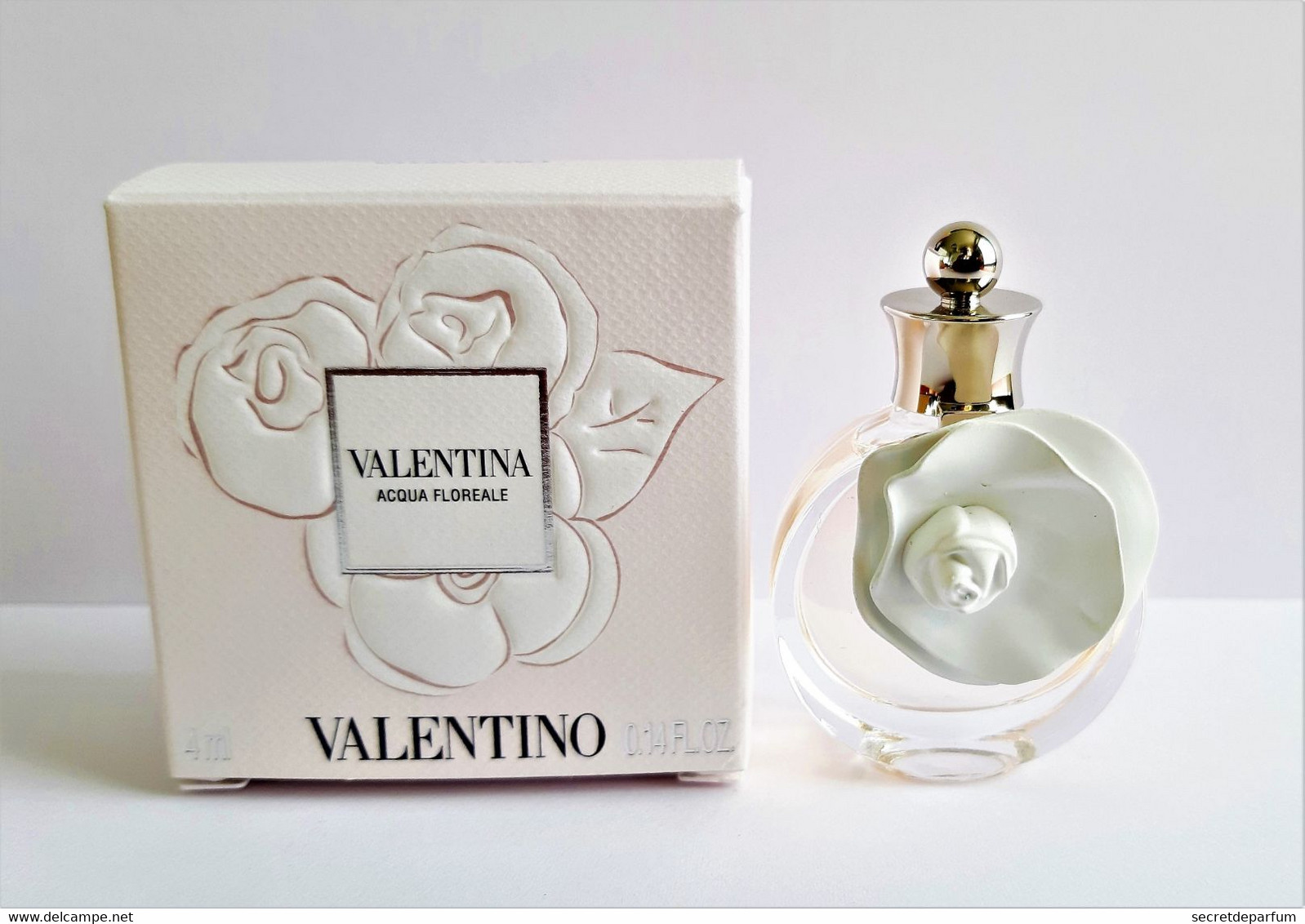 Miniatures De Parfum   VALENTINA ACQUA FLOREALE  De  VALENTINO   EDT   4 Ml  + Boite - Miniatures Femmes (avec Boite)