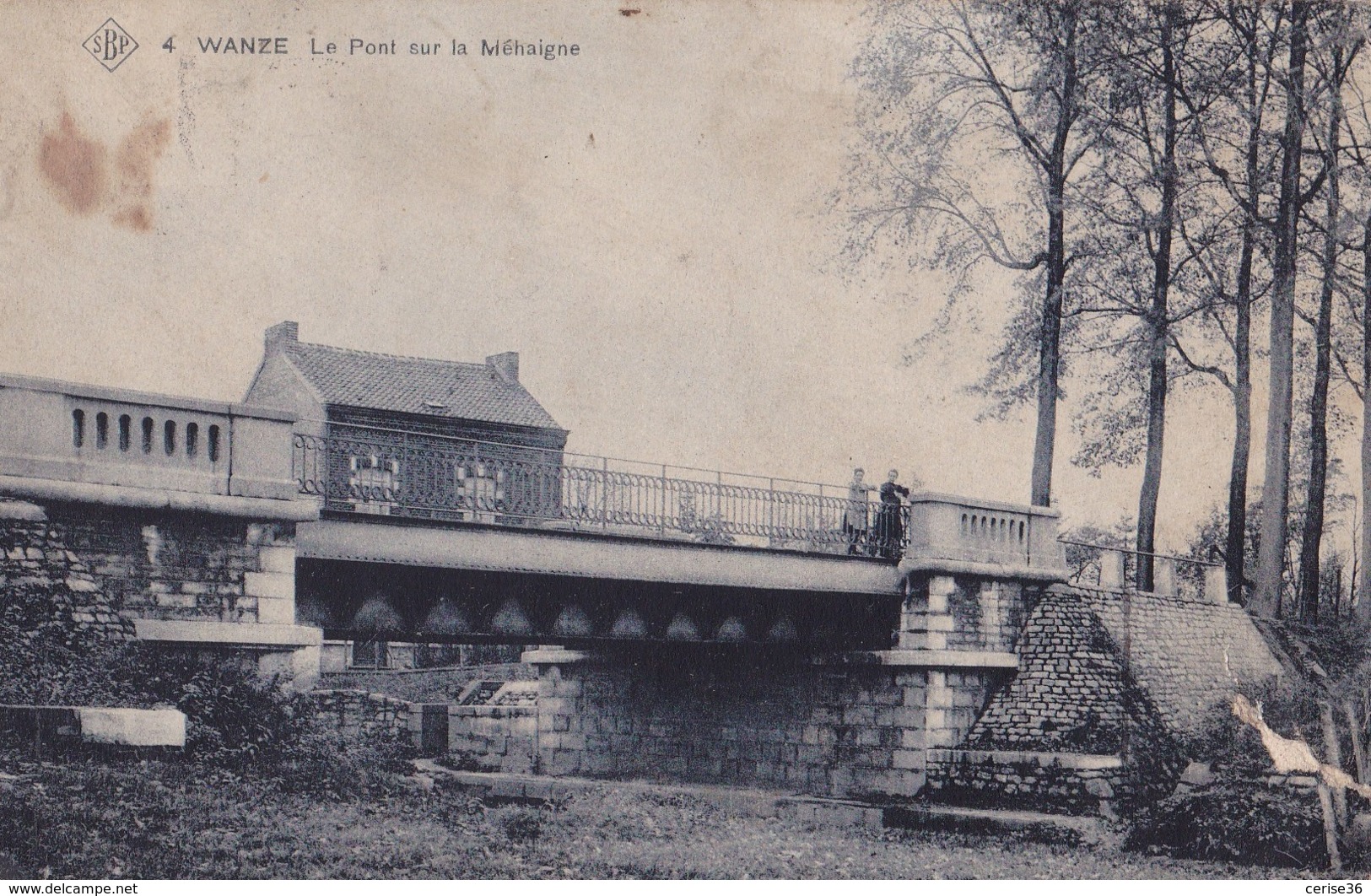 Wanze Le Pont Sur La Méhaigne Ed. S.B.P. Circulée En 1911 - Wanze