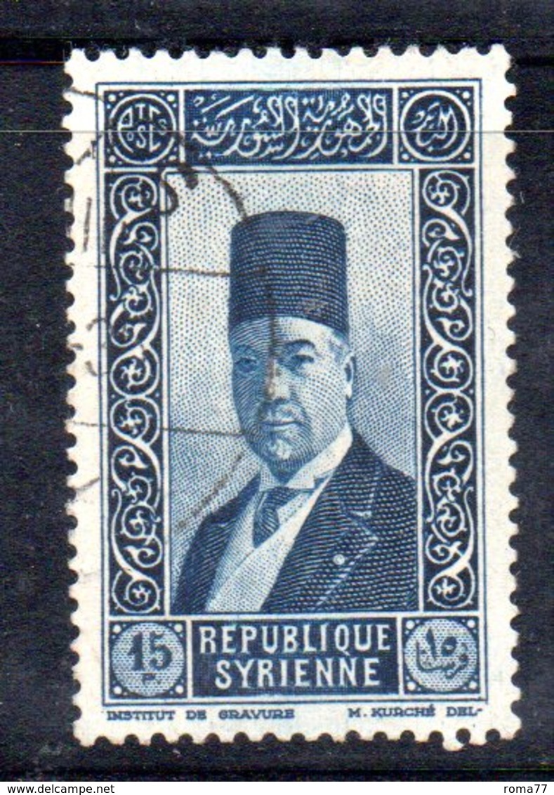 APR908 - SIRIA SYRIA 1934 , Yvert N. 236  Usato - Oblitérés