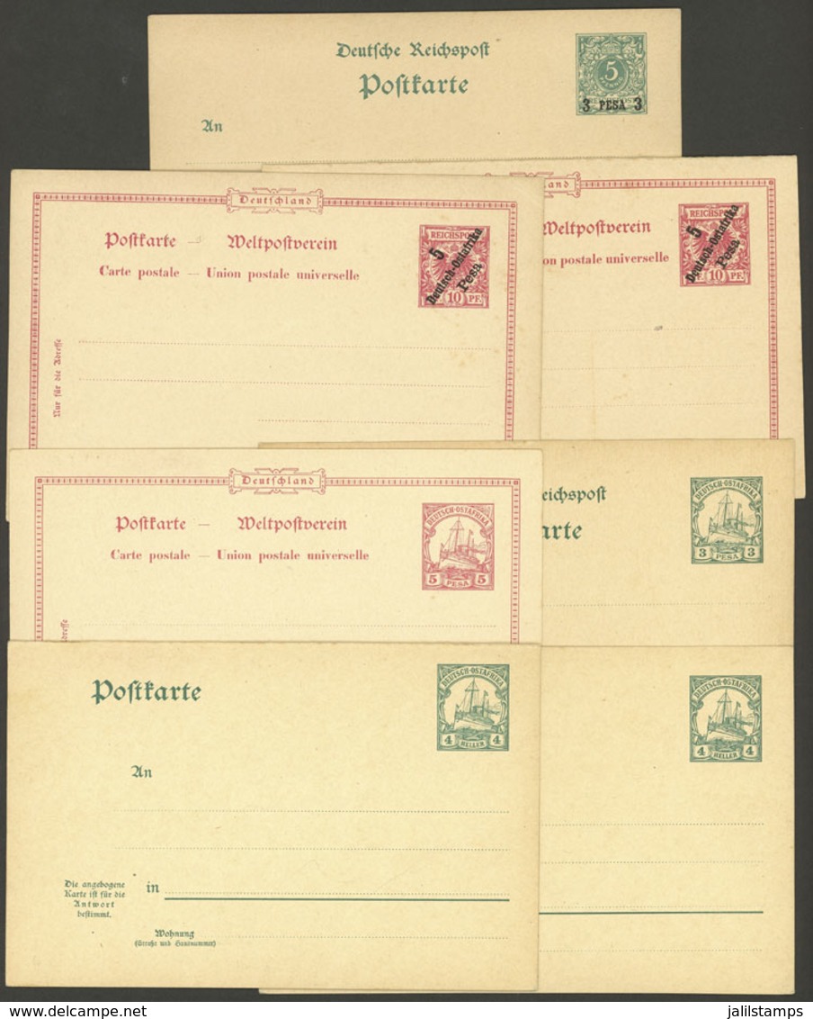 GERMAN WEST AFRICA: 7 Old Postal Cards, 2 Are Double (with Reply Paid), Fine Quality! - Duits-Zuidwest-Afrika