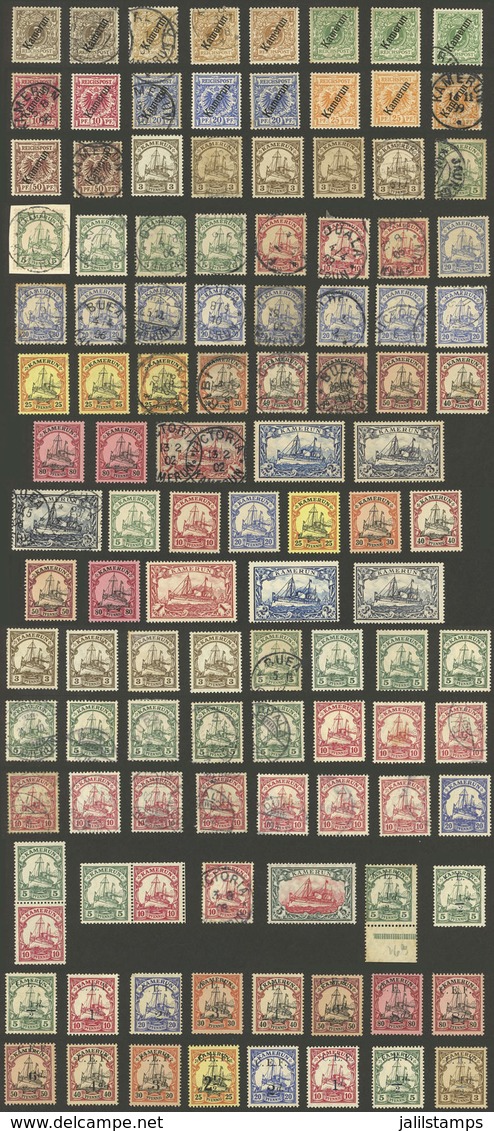 GERMANY - CAMEROON: Lot Of Old Stamps, Most Of Fine To VF Quality, Including Many Used Examples With Varied And Interest - Kamerun