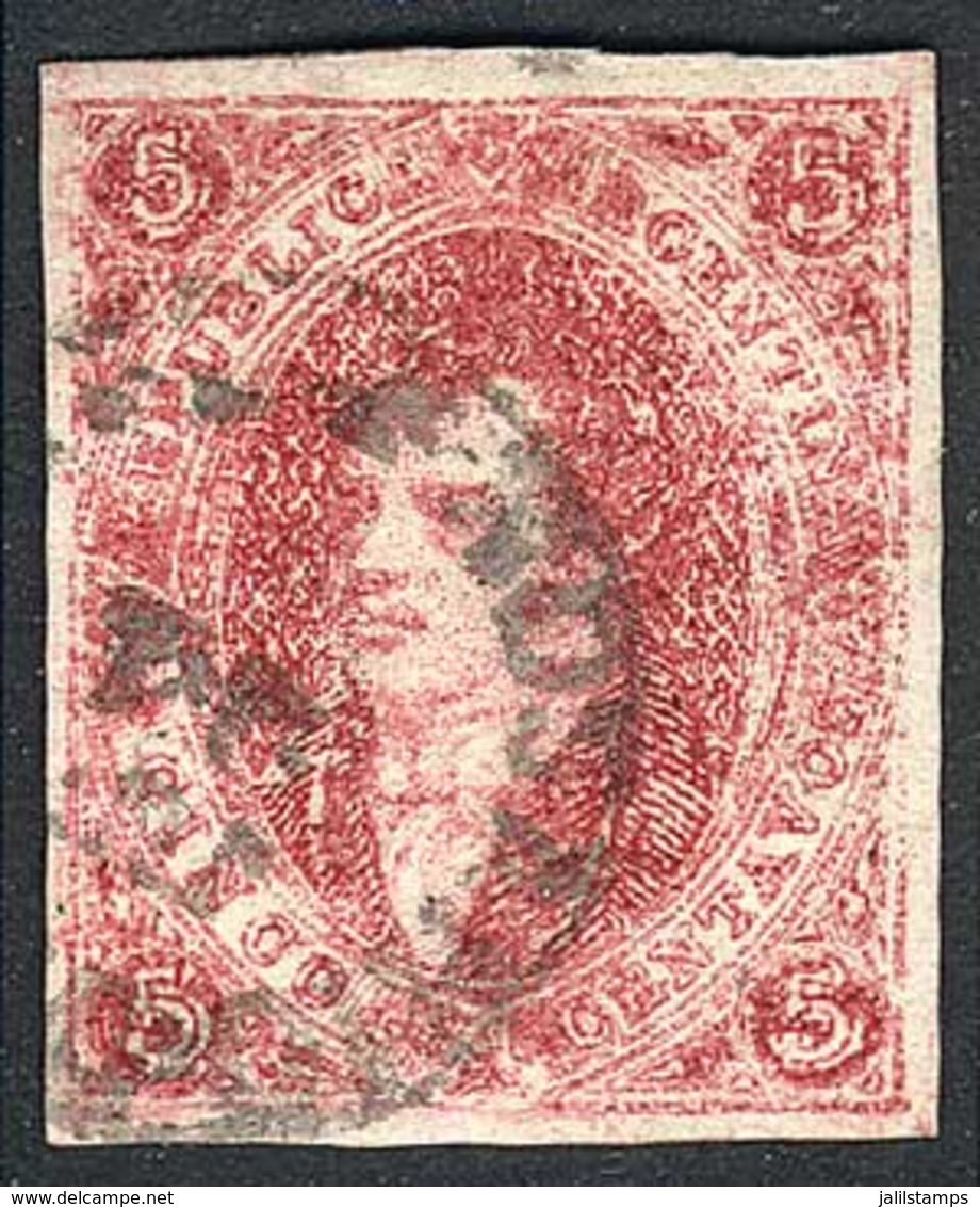 ARGENTINA: GJ.34c, 8th Printing, With Very Notable Lacroix Freres Watermark, Rare, Superb Example! - Gebraucht