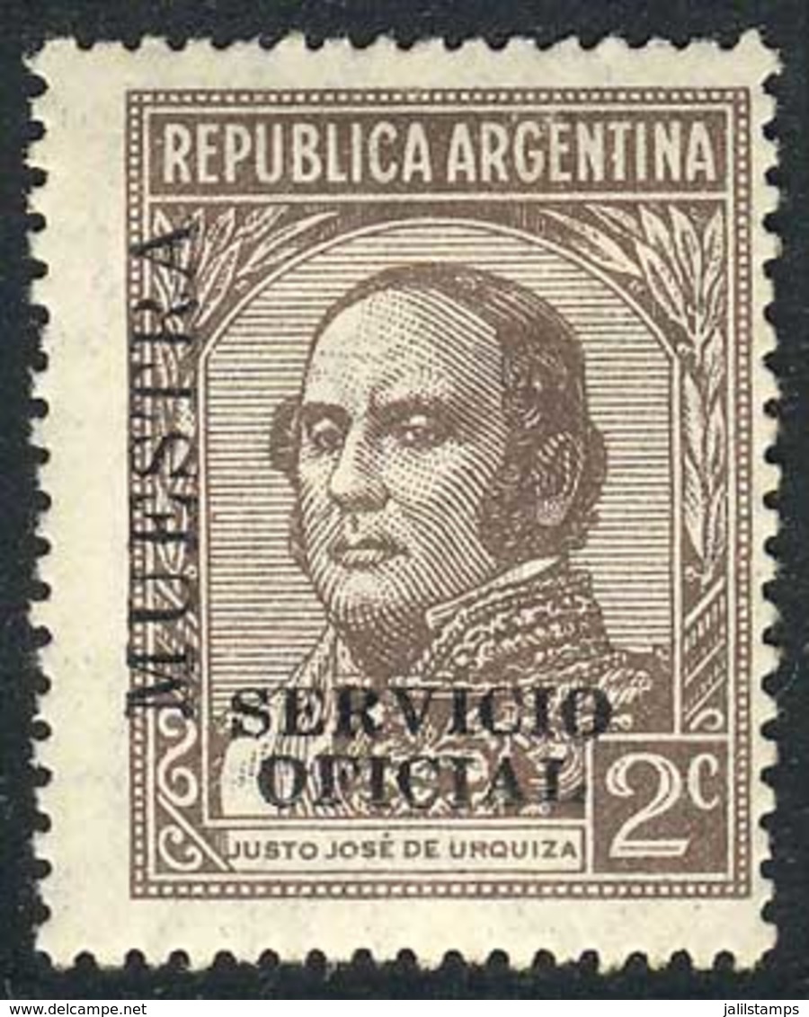 ARGENTINA: GJ.631, Overprinted MUESTRA, VF Quality, Rare! - Servizio