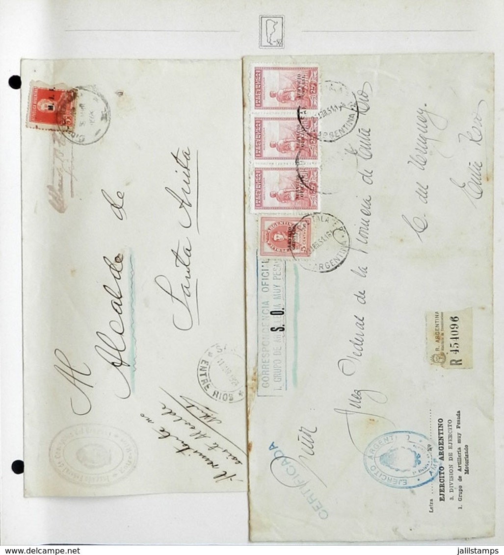 ARGENTINA: Album With A Number Of Covers And Postcards (first Flights, Special Flights, Special Postmarks, Maximum Cards - Lots & Serien