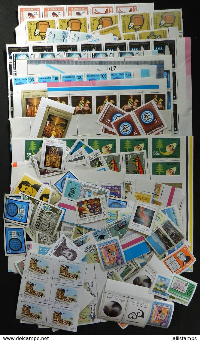 ARGENTINA: Stock Of Modern Stamps, Very Thematic, Very Fine Quality, Catalog Value US$1,100+, Good Opportunity At A Low  - Collections, Lots & Series