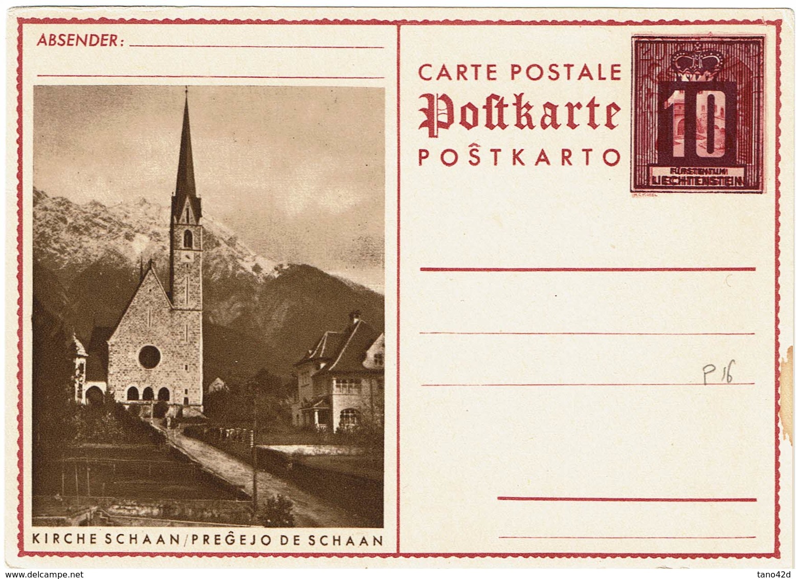 FAL7-  LIECHTENSTEIN LOT DE 9 ENTIERS POSTAUX NEUFS COTE MICHEL EUR 220.00 - Interi Postali