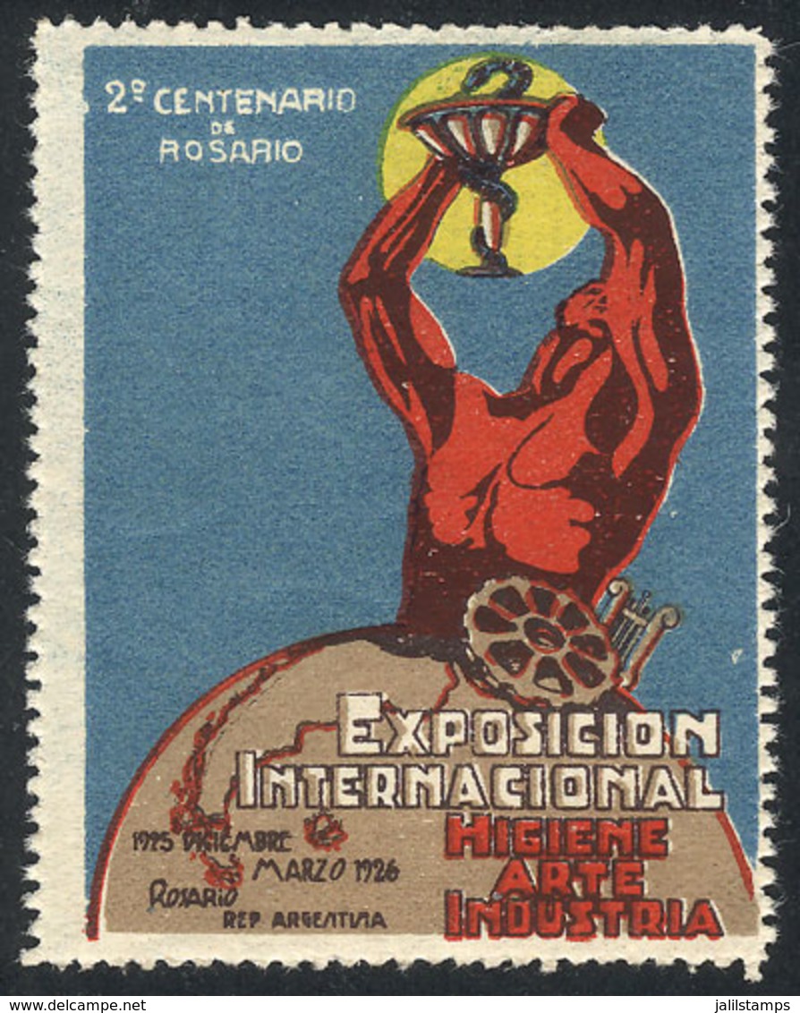 ARGENTINA: 2nd Centenary Of Rosario, Intl. Exposition On Hygiene Art & Industry, March 1926, Very Nice! - Other & Unclassified