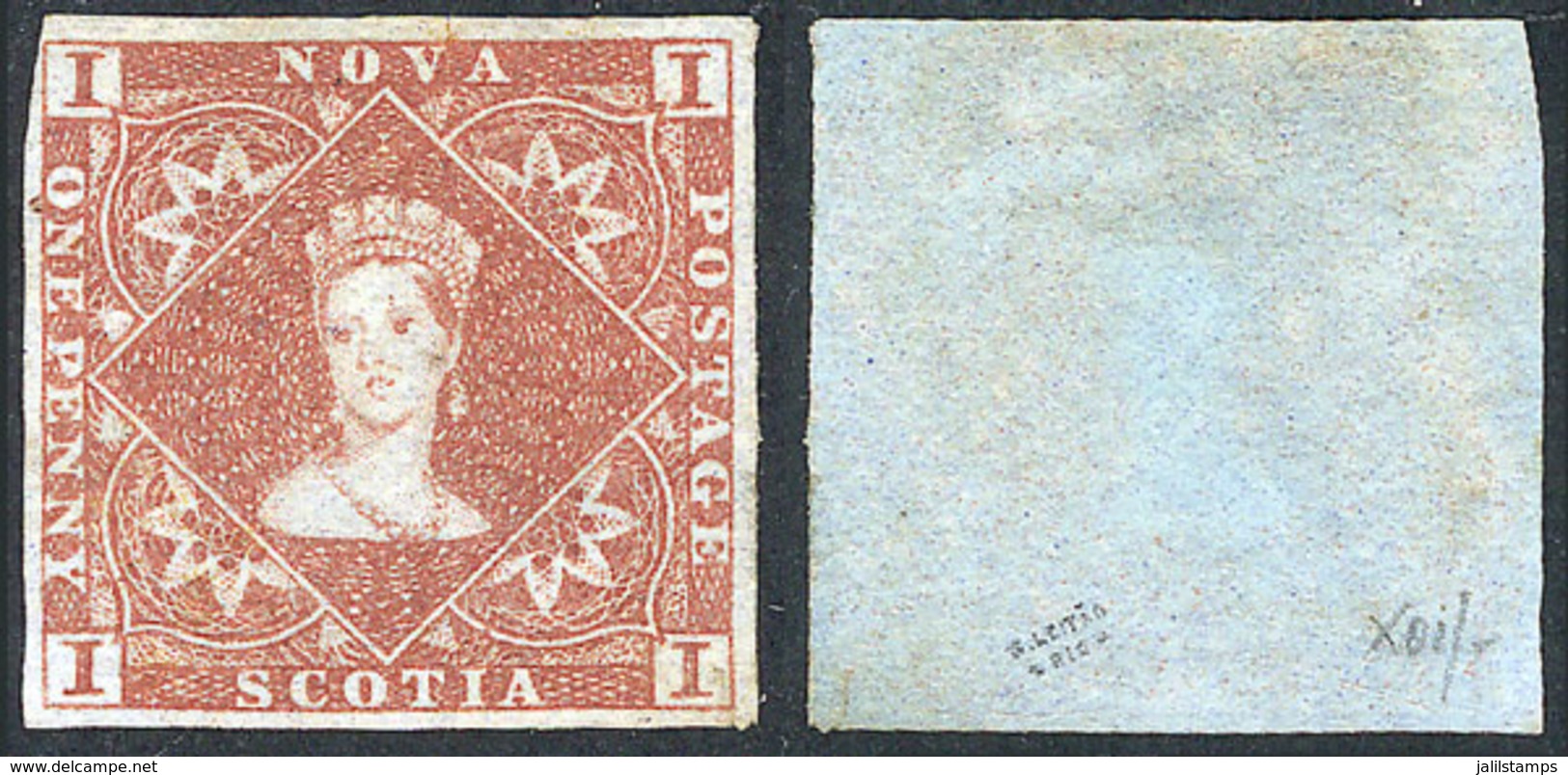 CANADA: Sc.1, Mint No Gum, Wide Margins, Very Nice Example, Catalog Value US$3,500. - Ungebraucht