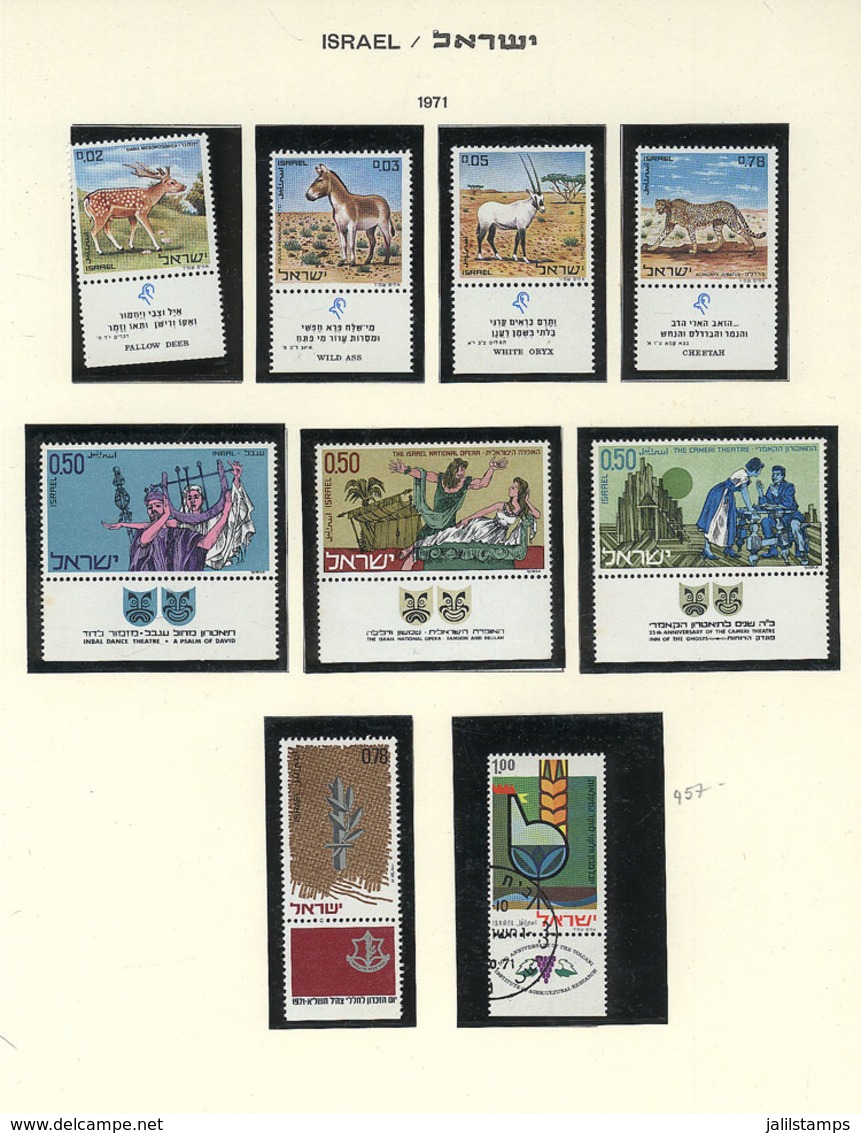 ISRAEL: Collection On Schaubek Album Pages, Almost Complete Between 1955 And 1980. Almost All The Stamps Are MNH And Of  - Lots & Serien