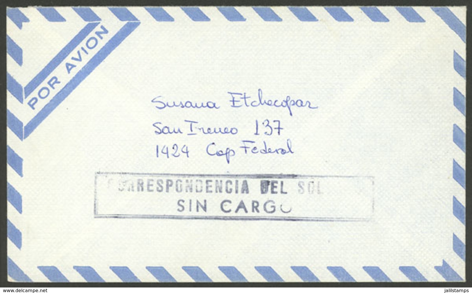 FALKLAND ISLANDS (MALVINAS): FALKLANDS WAR: Cover Sent (circa MAY/1982) To Buenos Aires By A Soldier Posted In Comodoro  - Falklandinseln