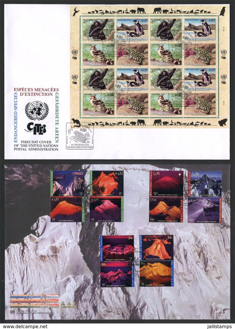 UNITED NATIONS: 24 First Day Covers Or Cards, Very Thematic, Excellent Quality, Very Low Start! - ONU