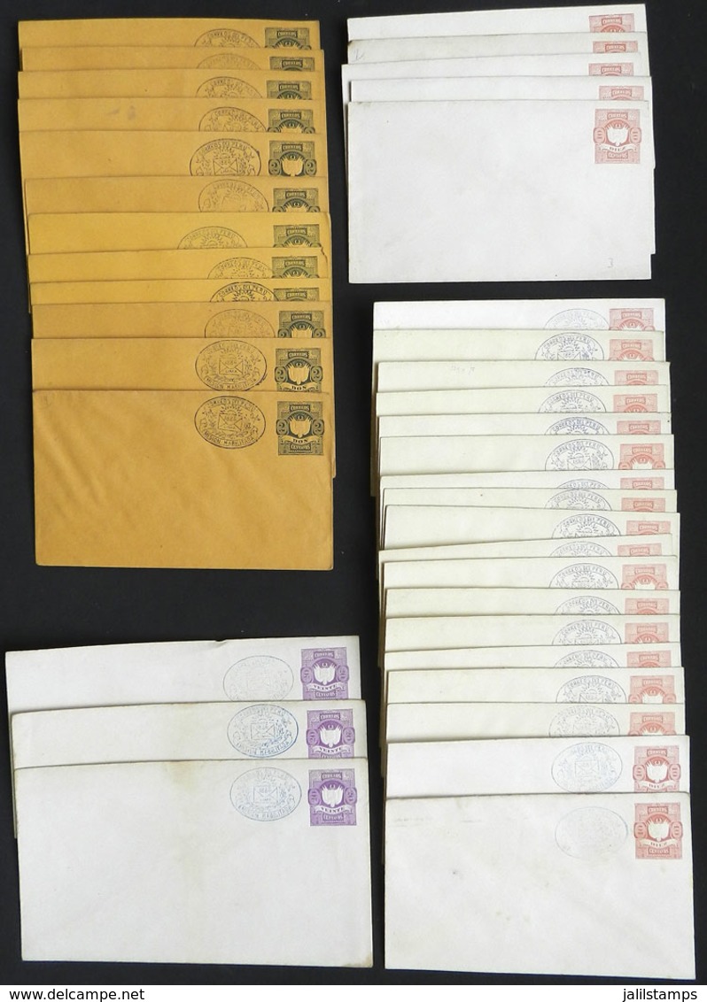 PERU: 38 Old Postal Stationeries (envelopes), VF Quality, Duplication (4 Different), High Retail Value, Low Start! - Perù