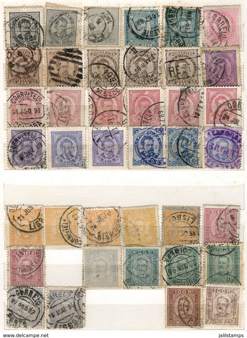 PORTUGAL: Lot Of Varied Stamps, Many Old, Fine General Quality (some With Defects), High Catalog Value, Good Opportunity - Otros & Sin Clasificación