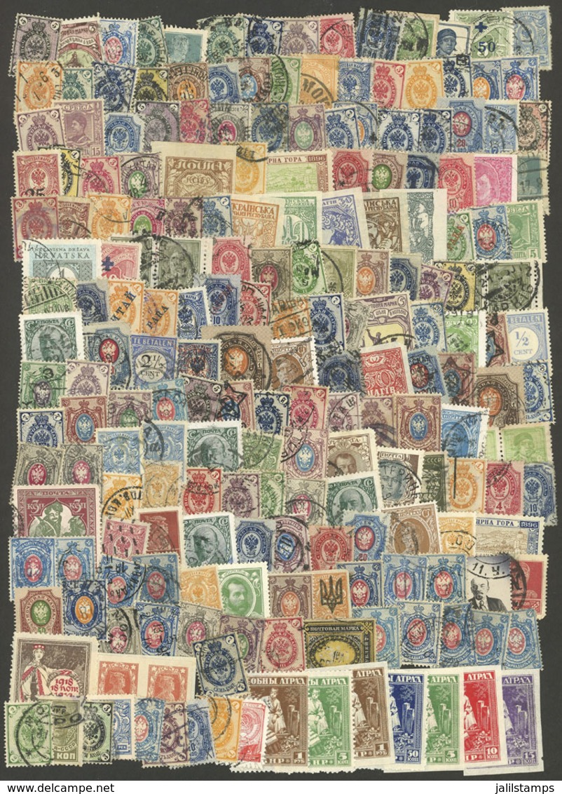 RUSSIA: Envelope Containing A Good Number Of Stamps, Mainly Old, Used Or Mint, A Few With Minor Defects, Almost All Of V - Other & Unclassified