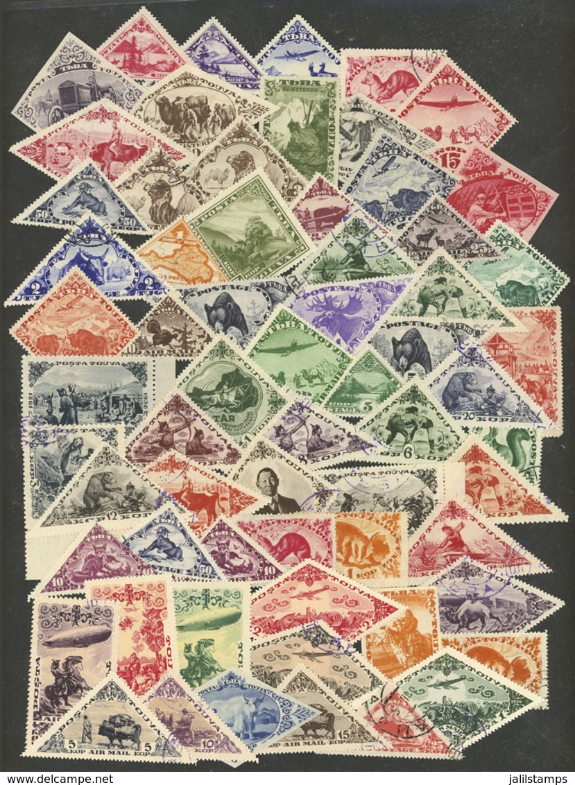 RUSSIA - TOUVA: Envelope With Interesting Lot Of Old Stamps, Fine To Very Fine General Quality (a Few Can Have Minor Fau - Touva