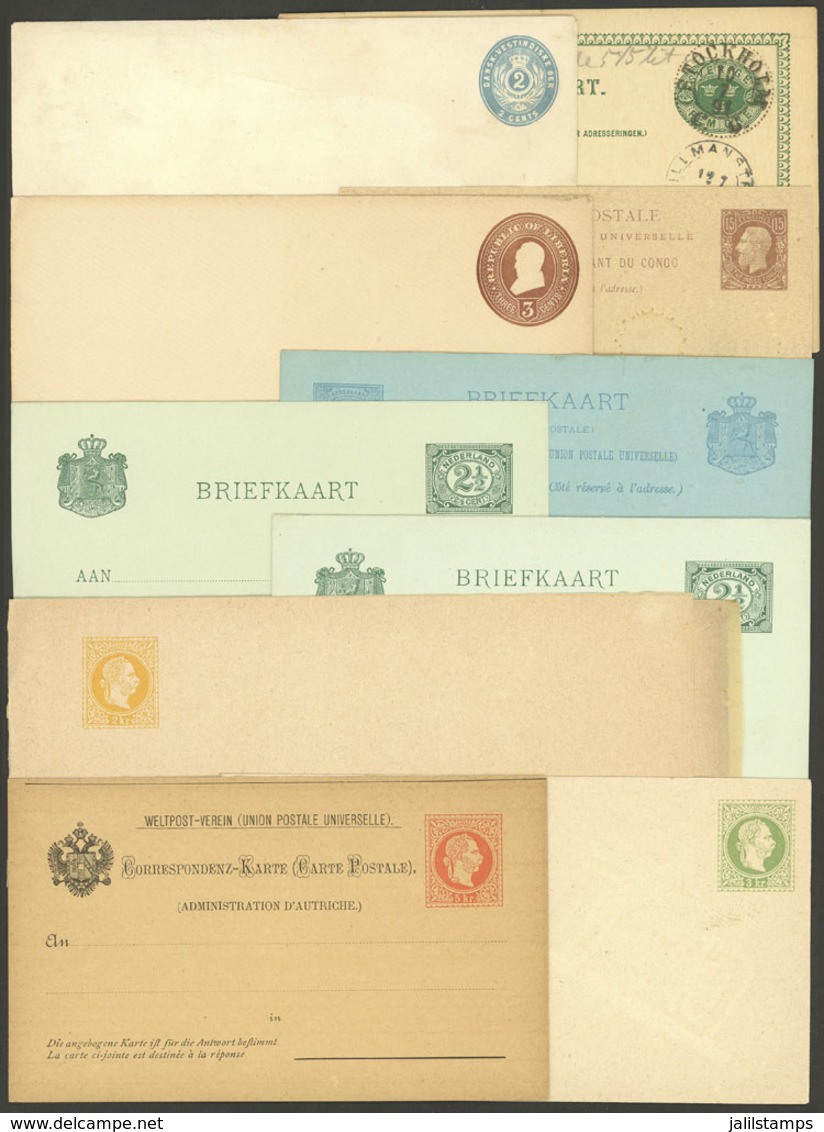 WORLDWIDE: 10 Old Postal Stationeries Of Varied Countries, VF General Quality! - Otros & Sin Clasificación
